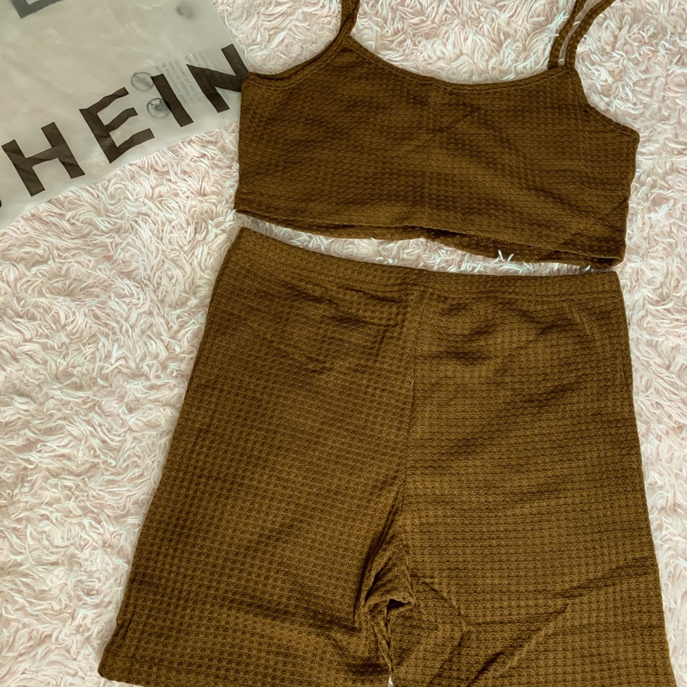 Brown 2 Piece Lounge Set
